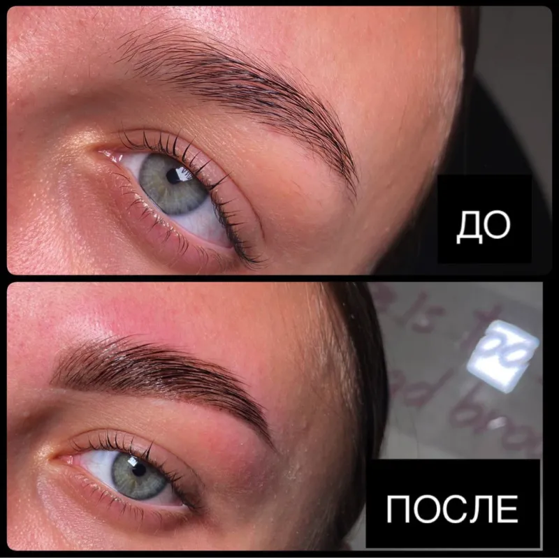 Наращивание ресниц пример 1