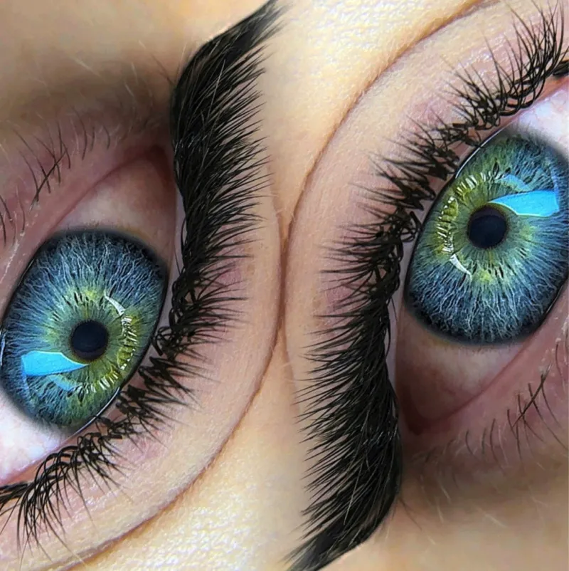 Наращивание ресниц пример 4